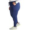 Cherokee Women Mid-Rise Pull-On Scrub Jogger Pant with 4 Pockets and Elastic Jogger Waist – CK138A(Navy)