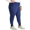 Cherokee Women Mid-Rise Pull-On Scrub Jogger Pant with 4 Pockets and Elastic Jogger Waist – CK138A(Navy)