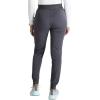 Cherokee Women Mid-Rise Pull-On Scrub Jogger Pant with 4 Pockets and Elastic Jogger Waist – CK138A(Pewter)