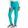Cherokee Women Mid-Rise Pull-On Scrub Jogger Pant with 4 Pockets and Elastic Jogger Waist – CK138A(Teal Blue)