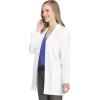 Cherokee Women Scrub Lab Coat Traditional fit with Two Patch Pockets and a Chest Pocket 1462(White)