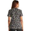 Cherokee Women Scrub Tops V-Neck Print Top with 2 Pockets, Back Yoke Seam and Side Vents – CK671(Different is Au-some)
