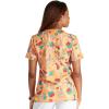 Cherokee Women Scrub Tops V-Neck Print Top with 2 Pockets, Back Yoke Seam and Side Vents – CK671(You’re the Zest!)