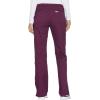 Cherokee Women Scrubs Pant Workwear Core Stretch Mid Rise Straight Leg Drawstring WW130(Wine)
