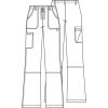 Cherokee Women Scrubs Pant Workwear Originals Drawstring Cargo 4020(Dandelion)