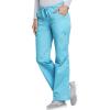 Cherokee Women Scrubs Pant Workwear Originals Drawstring Cargo 4020(Turquoise)