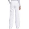 Cherokee Women Scrubs Pant Workwear Originals Drawstring Cargo 4020(White)