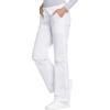 Cherokee Women Scrubs Pant Workwear Originals Drawstring Cargo 4020(White)