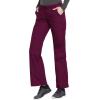 Cherokee Women Scrubs Pant Workwear Originals Drawstring Cargo 4020(Wine)