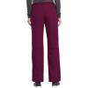 Cherokee Women Scrubs Pant Workwear Originals Drawstring Cargo 4020(Wine)