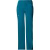 Cherokee Women Scrubs Pants Low Rise, Flare Leg Bottoms, Adjustable Drawstring with 6 Pockets – 24001(Caribbean Blue)