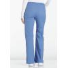 Cherokee Women Scrubs Pants Low Rise, Flare Leg Bottoms, Adjustable Drawstring with 6 Pockets – 24001(Ciel)