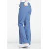 Cherokee Women Scrubs Pants Low Rise, Flare Leg Bottoms, Adjustable Drawstring with 6 Pockets – 24001(Ciel)