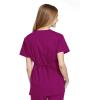 Cherokee Women Scrubs Top Workwear Originals Mock Wrap Tunic 4801(Azalea)