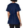 Cherokee Women Scrubs Top Workwear Originals Mock Wrap Tunic 4801(Navy)