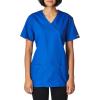 Cherokee Women Scrubs Top Workwear Originals Mock Wrap Tunic 4801(Royal)