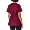 Cherokee Women Scrubs Top Workwear Originals Mock Wrap Tunic 4801(Wine)