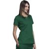 Cherokee Women Scrubs Top Workwear Originals Round Neck 4824(Hunter)