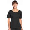 Cherokee Women Scrubs Top Workwear Originals V-Neck 4746(Black)