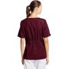 Cherokee Women Scrubs Top Workwear Originals V-Neck 4746(Wine)