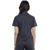 Cherokee Women Scrubs Top Workwear Revolution Hidden Snap Front Collar WW669(Pewter)