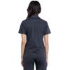 Cherokee Women Scrubs Top Workwear Revolution Hidden Snap Front Collar WW669(Pewter)