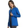 Cherokee Women Warm Up Scrubs Jacket Modern Classic Fit with Zip Front WW305AB(Royal)