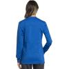 Cherokee Women Warm Up Scrubs Jacket Modern Classic Fit with Zip Front WW305AB(Royal)