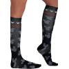 Cherokee Women’s 10-15mmHg Compression Socks – Fun Print Knee Highs with Light Support, Soft Feel – PRINTSUPPORT(All Ears)