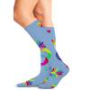 Cherokee Women’s 10-15mmHg Compression Socks – Fun Print Knee Highs with Light Support, Soft Feel – PRINTSUPPORT(Autism Love)