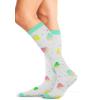 Cherokee Women’s 10-15mmHg Compression Socks – Fun Print Knee Highs with Light Support, Soft Feel – PRINTSUPPORT(Cupcake Party)