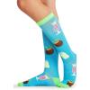 Cherokee Women’s 10-15mmHg Compression Socks – Fun Print Knee Highs with Light Support, Soft Feel – PRINTSUPPORT(Drink Up)