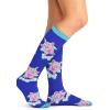 Cherokee Women’s 10-15mmHg Compression Socks – Fun Print Knee Highs with Light Support, Soft Feel – PRINTSUPPORT(Flying Magic)