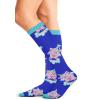 Cherokee Women’s 10-15mmHg Compression Socks – Fun Print Knee Highs with Light Support, Soft Feel – PRINTSUPPORT(Flying Magic)