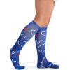 Cherokee Women’s 10-15mmHg Compression Socks – Fun Print Knee Highs with Light Support, Soft Feel – PRINTSUPPORT(Healing Thoughts)