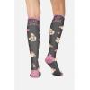 Cherokee Women’s 10-15mmHg Compression Socks – Fun Print Knee Highs with Light Support, Soft Feel – PRINTSUPPORT(Hello Gorgeous)