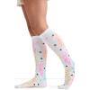 Cherokee Women’s 10-15mmHg Compression Socks – Fun Print Knee Highs with Light Support, Soft Feel – PRINTSUPPORT(Hundred Acre Friends)