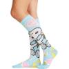 Cherokee Women’s 10-15mmHg Compression Socks – Fun Print Knee Highs with Light Support, Soft Feel – PRINTSUPPORT(Ice Cream Dream)