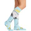 Cherokee Women’s 10-15mmHg Compression Socks – Fun Print Knee Highs with Light Support, Soft Feel – PRINTSUPPORT(Ice Cream Dream)