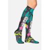 Cherokee Women’s 10-15mmHg Compression Socks – Fun Print Knee Highs with Light Support, Soft Feel – PRINTSUPPORT(Minnie Houndstooth)