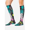 Cherokee Women’s 10-15mmHg Compression Socks – Fun Print Knee Highs with Light Support, Soft Feel – PRINTSUPPORT(Minnie Houndstooth)