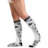 Cherokee Women’s 10-15mmHg Compression Socks – Fun Print Knee Highs with Light Support, Soft Feel – PRINTSUPPORT(Peaking Panda)