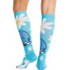 Cherokee Women’s 10-15mmHg Compression Socks – Fun Print Knee Highs with Light Support, Soft Feel – PRINTSUPPORT(Positively Eeyore)