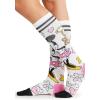 Cherokee Women’s 10-15mmHg Compression Socks – Fun Print Knee Highs with Light Support, Soft Feel – PRINTSUPPORT(So Cute Minnie)