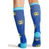 Cherokee Women’s 10-15mmHg Compression Socks – Fun Print Knee Highs with Light Support, Soft Feel – PRINTSUPPORT(Sunny Days)
