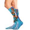 Cherokee Women’s 10-15mmHg Compression Socks – Fun Print Knee Highs with Light Support, Soft Feel – PRINTSUPPORT(Tigger Splash)