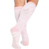Cherokee Women’s 10-15mmHg Compression Socks – Fun Print Knee Highs with Light Support, Soft Feel – PRINTSUPPORT(Tonal Waves)