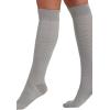 Cherokee Women’s Compression Socks, 10-15 mmHg, Knee High, 4-Pair Pack, Soft Fit, Regular & Wide Calf – TRUESUPPORT(Cloudy)