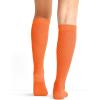 Cherokee Women’s Compression Socks, 10-15 mmHg, Knee High, 4-Pair Pack, Soft Fit, Regular & Wide Calf – TRUESUPPORT(Mandarine Zest)