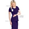 Cherokee Womens Infinity Crew Neck Scrubs Shirt(Grape)